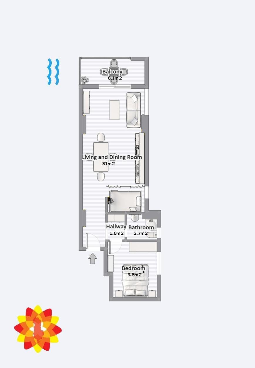 סרנדה Sail Ocean View Apartments מראה חיצוני תמונה
